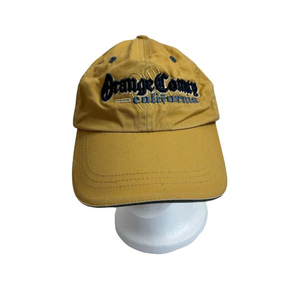Orange County California Yellow Blue Baseball Hat Dad Cap Adjustable Cotton - Picture 1 of 10